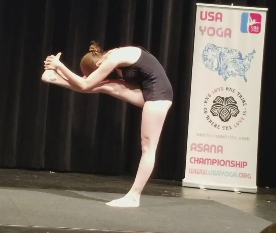 yoga national championship standing head to knee USA Yoga Midwest Regional 2017 Chicago
