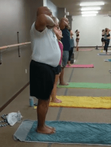 Bikram Yoga Pranayama Deep Breathing Inhale Coach Ron Burton